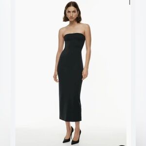 Black Aritzia Contour Maxi Tube Dress ( Size XS )